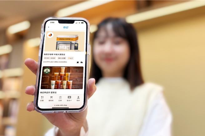 工研院与米特合力打造的「跨平台外送整合」系统服务，已与线上点餐系统新创业者Nidin你订展开合作，目前有超过4000家门店陆续加入。（工研院提供／罗浚滨新竹传真）