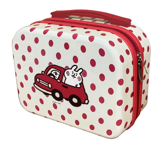 14吋卡娜赫拉的小动物联名手提箱，于量贩通路单笔购买叶黄素精华冻系列商品任3件可获得一只，美妆通路购买三件加上登录发票即可获得。（白兰氏提供／朱世凯台北传真）