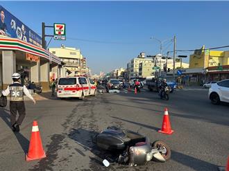 姊妹機車雙載碰撞小貨車 後座妹妹倒地遭路過車輛撞擊身亡