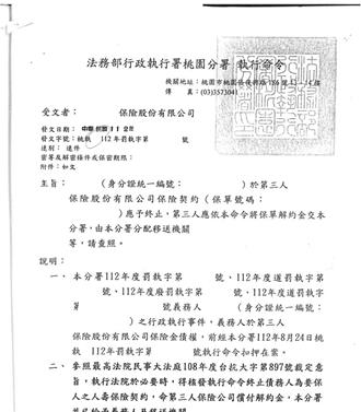 3度酒駕欠罰鍰不繳 桃園男壽險被解約償付逾7萬