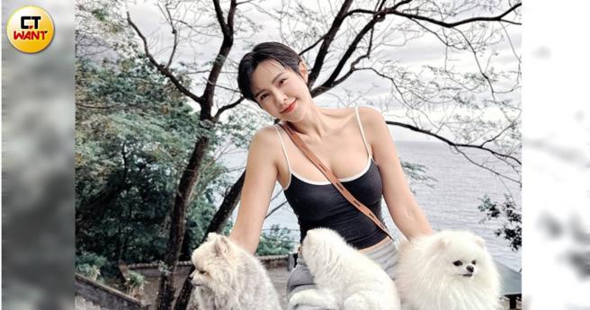 蔚荭萦与龙语申分手一年多，感情生活令人好奇。（图／本刊摄影组）