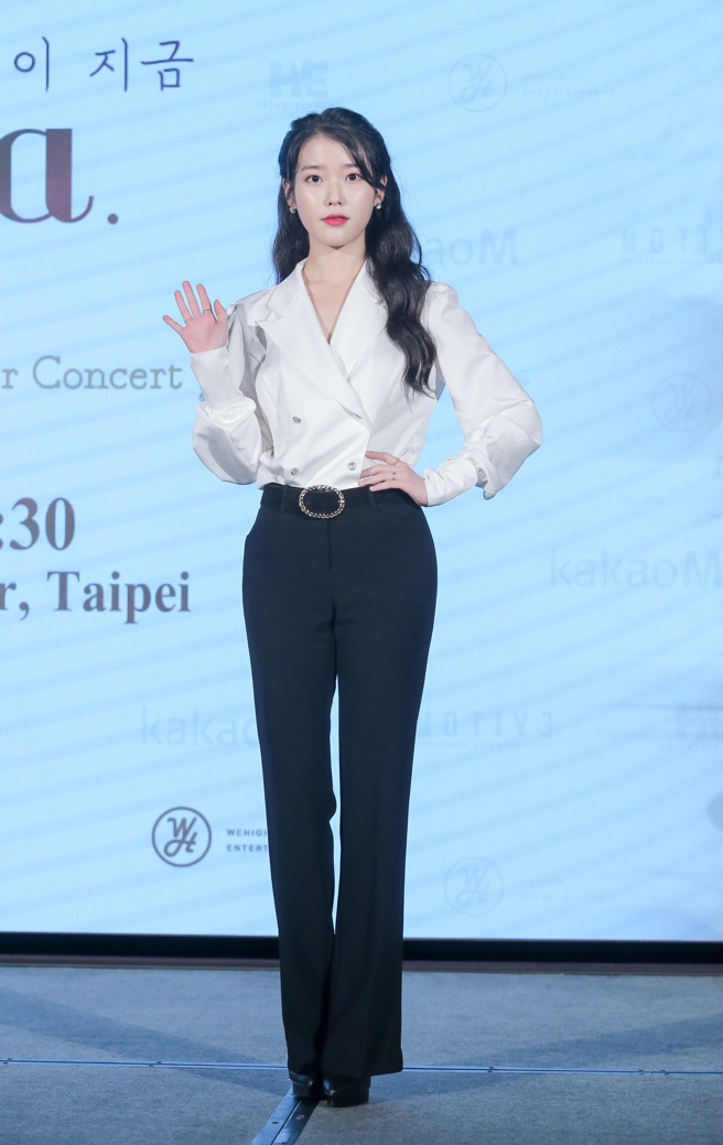 IU今年4月来台开唱两天。（图／中时资料照）