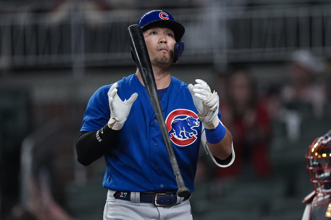 鈴木誠也。（美聯社資料照）