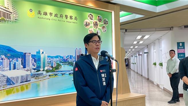 高雄市長陳其邁。（洪靖宜攝）