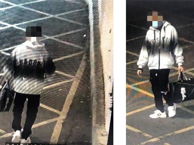 男子服饰店偷走7万，还用赃款买新衣变装逃跑。（警方提供／吕筱蝉桃园传真）