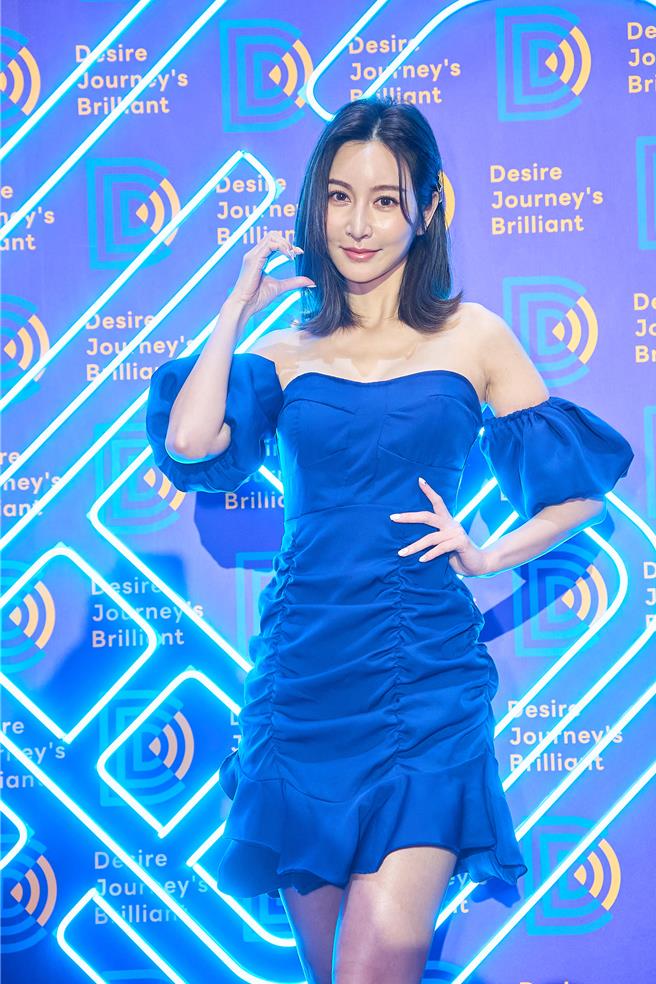 曾莞婷出席代言活动。（DJB提供）