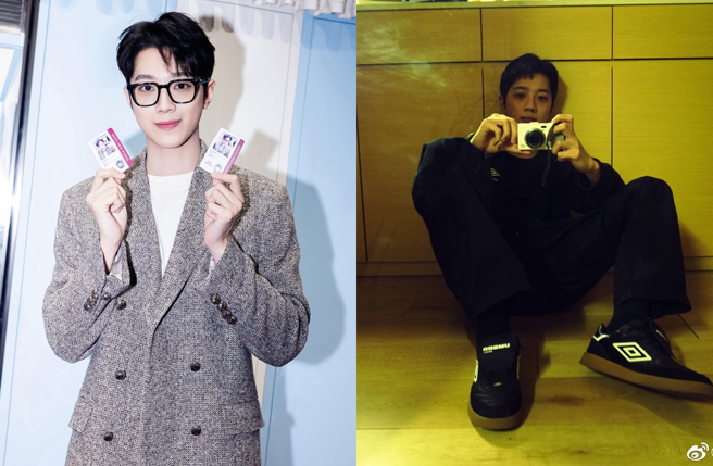 赖冠霖被拍到乱丢菸蒂。(图／赖冠霖 微博)