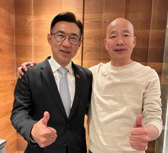 韓國瑜戰立法院龍頭 宣布「韓江配」