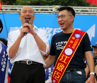 韓國瑜找江啟臣搭檔角逐立院龍頭！線上網友們嗨爆了
