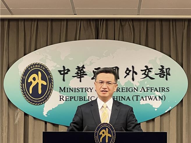 外交部發言人劉永健。（蔡宗穎攝）
