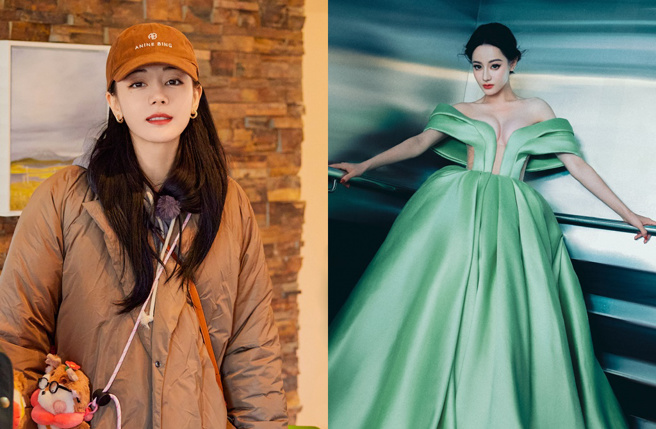 迪麗熱巴擁有精緻美貌和火辣身材。（圖／取自微博）