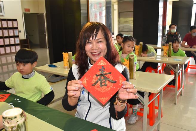 苗栗縣議員鄭碧玉參加國民黨內初選爭取出線參選苗栗市長。（謝明俊攝）