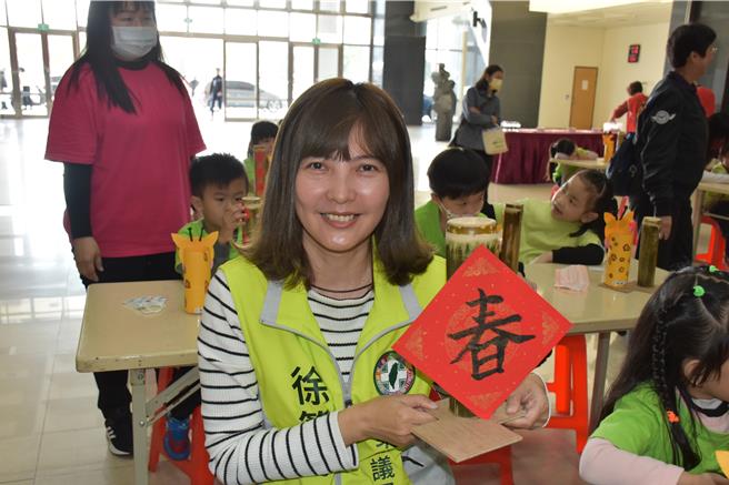 民進黨籍苗栗縣議員徐筱菁有意角逐苗栗市長。（謝明俊攝）