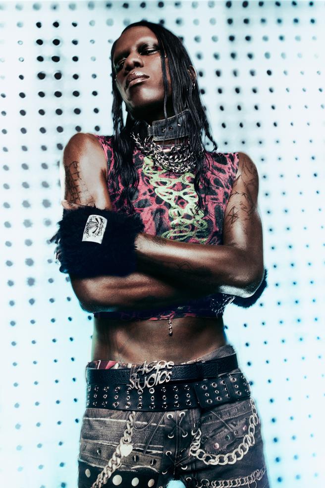 2024秋冬的Acne Studio，以音乐为灵感。（Acne Studio提供／黄唯淯台北传真）