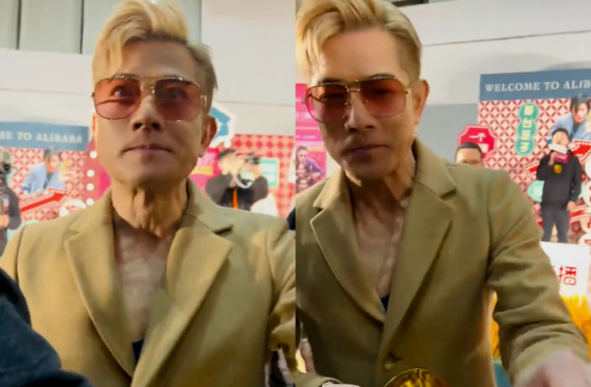 郭富城生图泄真实状态。（图／取自小红书）