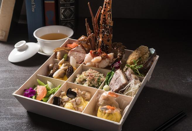 六福客棧便當推出全新的奢華商務便當「龍遊山海九品集」。（六福旅遊集團提供）