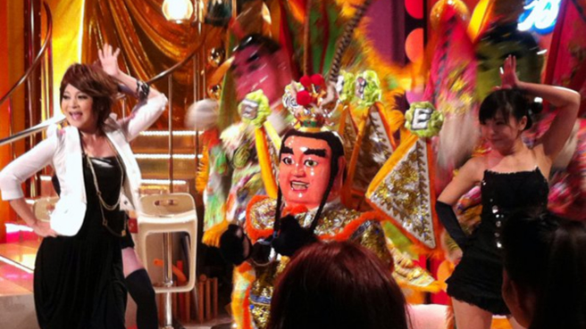 王彩桦「保庇舞」令许多网友印象深刻。 （图／翻摄自王彩桦 脸书）