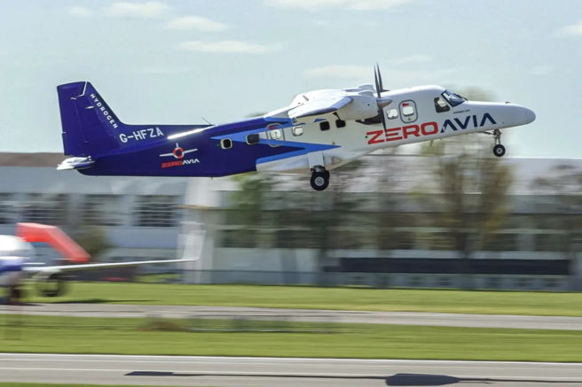 ZeroAvia 正在研究高密度低温压缩氢燃料，在航空中的使用(图/Zero AVIA)