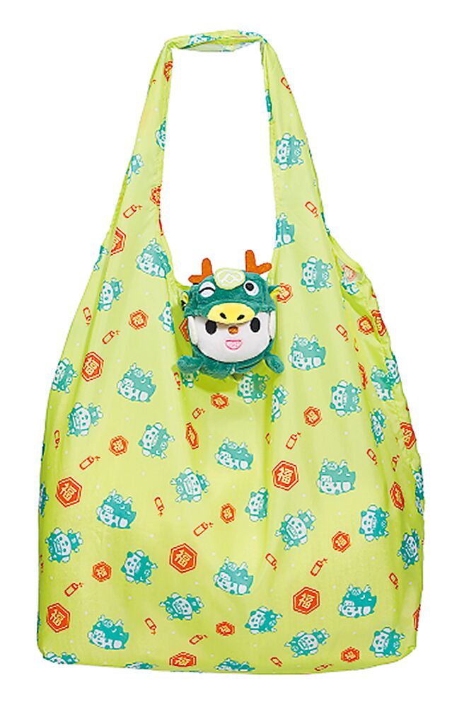 全联300元福袋—福利熊龙年生肖偶袋，限量13万个。（全联提供）