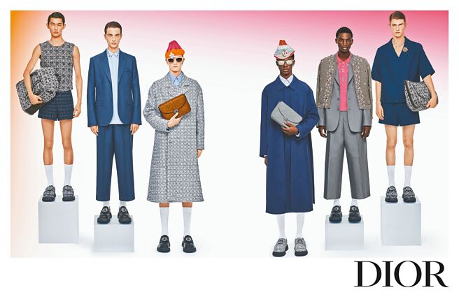 Dior 2024夏季廣告，充滿各時期的Dior身影。（Dior提供）
