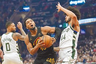 NBA》少了字母哥 公鹿遭騎士血洗40分