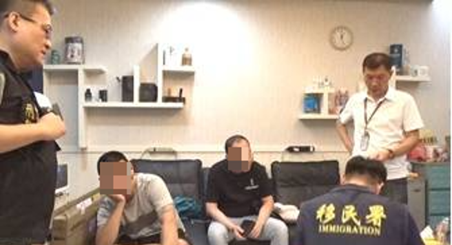 黄姓主嫌及同伙等7人依妨害风化罪移送臺湾臺中地方检察署侦办。（图 / 刘咏韵翻摄）