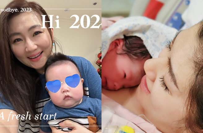 Selina去年生下一子。（图／翻摄自selinanahaha IG）