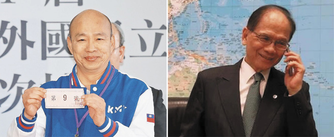 國民黨不分區立委當選人韓國瑜(左圖)、現任立法院長游錫堃(右圖)是立法院長熱門人選。（合成圖/本報資料照）