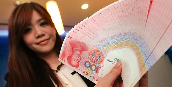 去年12月人民币在全球支付占比为4.14％，较上一月回落0.47个百分点，但仍为歷史次高，续排行全球第四大支付货币。图／本报资料照片