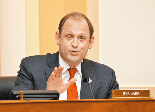美国会「台湾连线」联合主席、共和党籍眾议员巴尔（Andy Barr）将于下周访台。（路透）