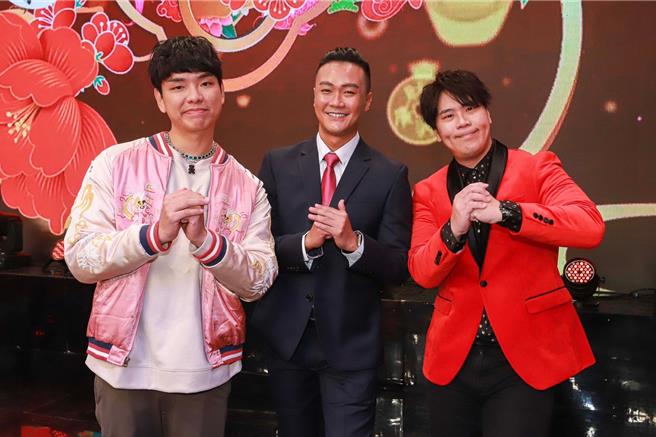 八弟（左起）、林俊逸、邵大伦都以模仿出名。（民视提供）