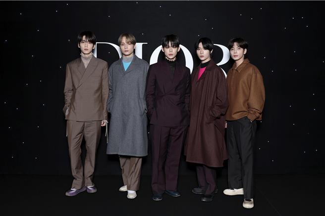 韓國男子新天團TXT。（Dior提供／黃唯淯台北傳真）