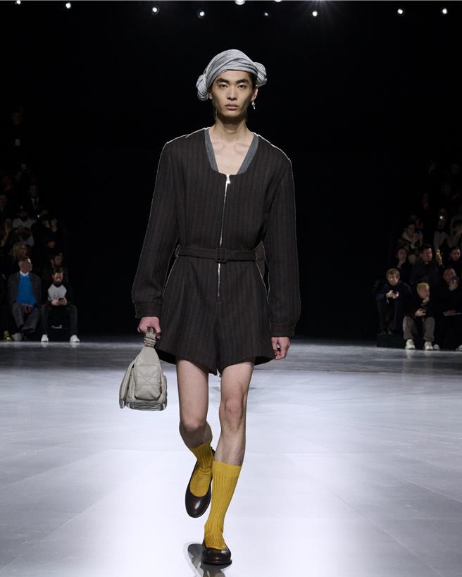 充滿芭蕾風格的男裝設計，頗具聲量。（Dior提供／黃唯淯台北傳真）