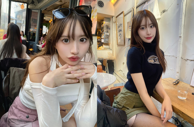 日本女模藤川流梦今年满20岁。（图／取自藤川流梦X）