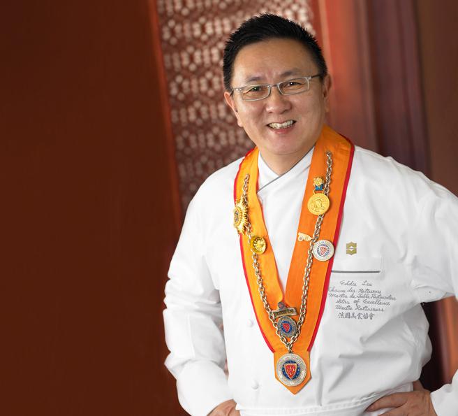 远东香格里拉厨艺总监刘冠麟（Eddie）。（台南远东香格里拉提供）