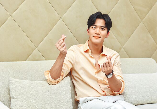 河锡辰将首度在台举办粉丝见面会，特地练习了中文。（罗永铭摄）