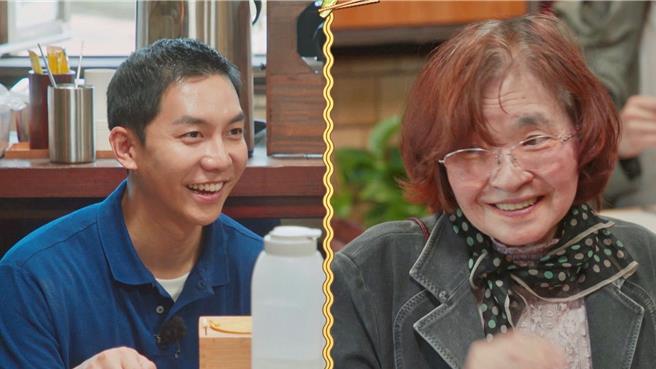 80多岁的老奶奶是李升基的粉丝。（中天综合台提供）