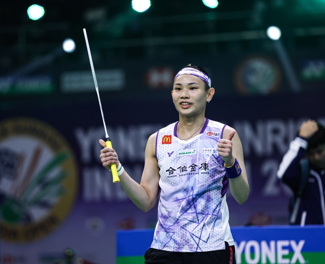 戴资颖首度摘下印度羽球公开赛女单冠军。（Badminton Photo提供）