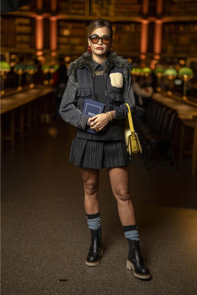 美国歌手Rita Ora。（Kenzo提供／黄唯淯台北传真）