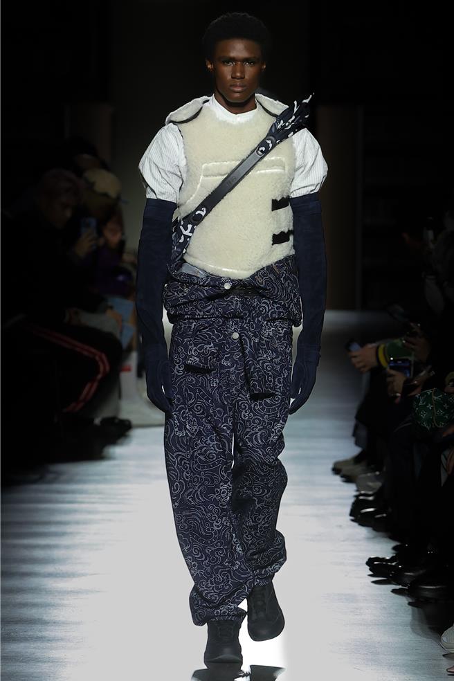 Kenzo本季服装融入不少日本元素。（Kenzo提供／黄唯淯台北传真）