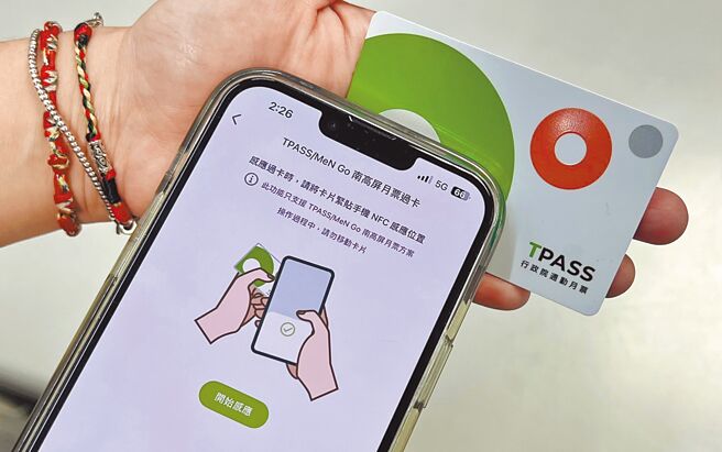 南高屏TPASS公共运输通勤月票自112年4月底推出后，每月使用人数成长6倍，交通局再度推出新的方便服务，将iPASS MONEY APP与南高屏月票结合，使民眾可以直接利用手机操作月票开卡，不用至实体服务站点过卡。（高市交通局提供／杨舒婷高雄传真）