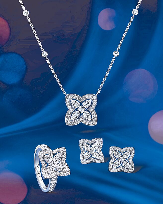 De Beers Enchanted Lotus系列。 （De Beers提供）