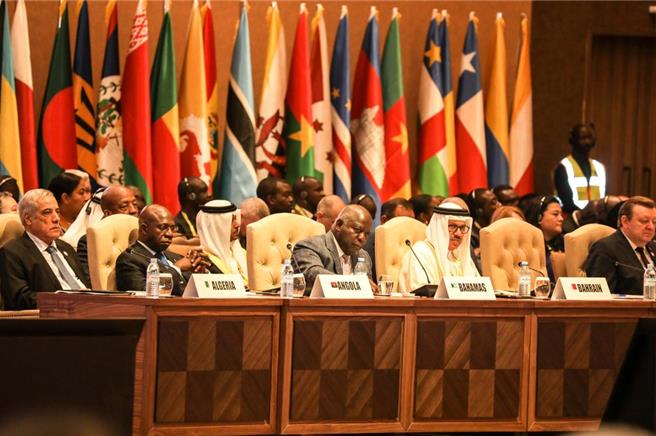 不結盟運動（Non-Aligned Movement）第19次峰會在烏干達首都康培拉（Kampala）閉幕。（摘自新華社）