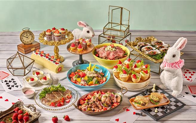 「叙日」全日餐厅推出「龙总来餐叙」优惠活动，生肖属龙或姓名有「龙」者，谐音可，双人用餐不分平假日可享8折优惠。(六福旅游集团提供)