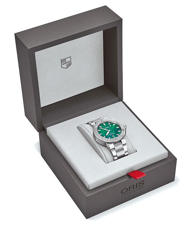 Oris×Bracenet聯名表，每只腕表的表盤紋路都不一樣，都是獨一無二之作。（ORIS提供）