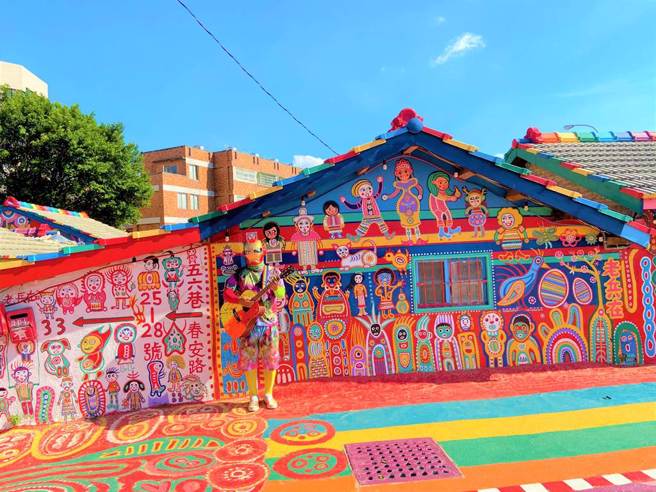台中市南屯彩虹眷村寫下南屯的觀光傳奇。（中時資料照）
