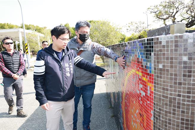 南投縣議員林儒暘22日邀國發會、顧問公司等單位研議遊具安全改善方案，希望國發會改善。（林儒暘提供／楊靜茹南投傳真）