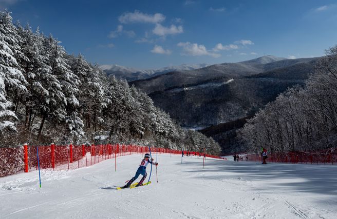 南韩迎来入冬最强寒流，为正在江原道举行的冬季青年奥运会创造绝佳环境。（图／路透）
