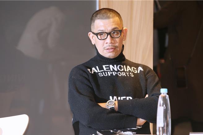 文策院董事长蔡嘉骏今不仅发信致歉，也在说明会上公开道歉。（杜宜谙摄）