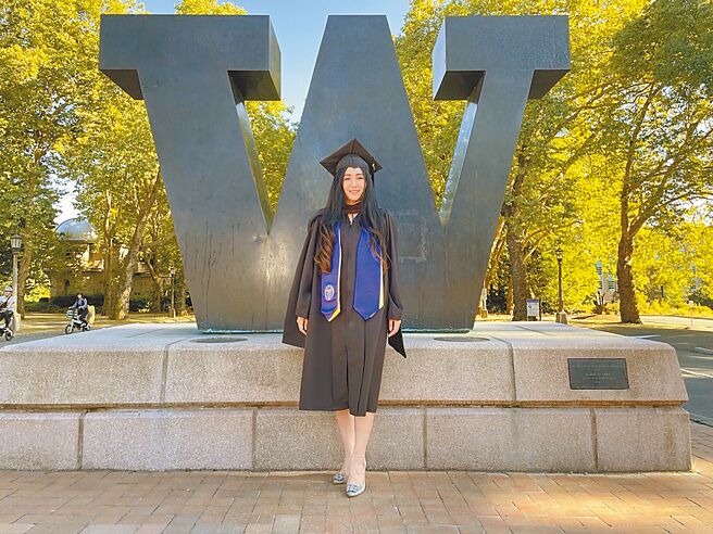 台湾女生李冠莹在将近一千名的工作申请人中脱颖而出，2023年正式进入环球影城工作，筑梦世界舞台。图／李冠莹提供